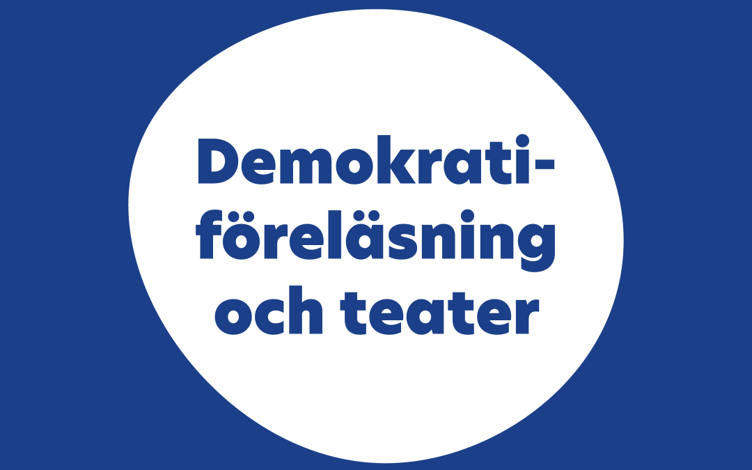 Teater och samtal med unga om demokrati